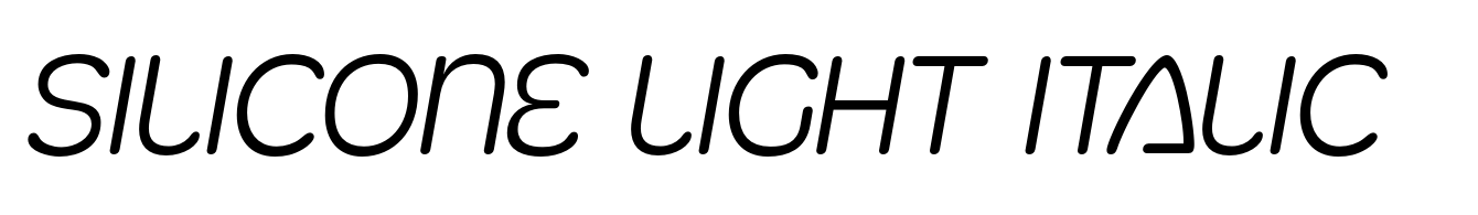 Silicone Light Italic